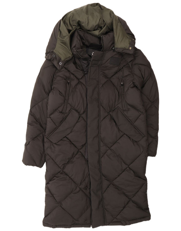 G-Star Manteau rembourré à capuche coupe ample pour homme UK 38 Medium Noir Moderne
