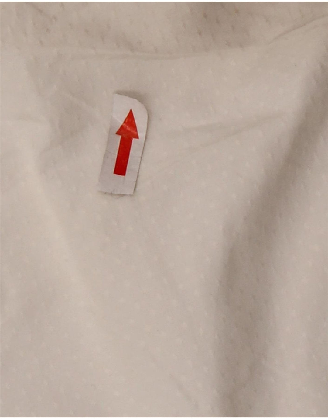 EDDIE BAUER Chemisier pour femme UK 10 Petit nylon tacheté blanc