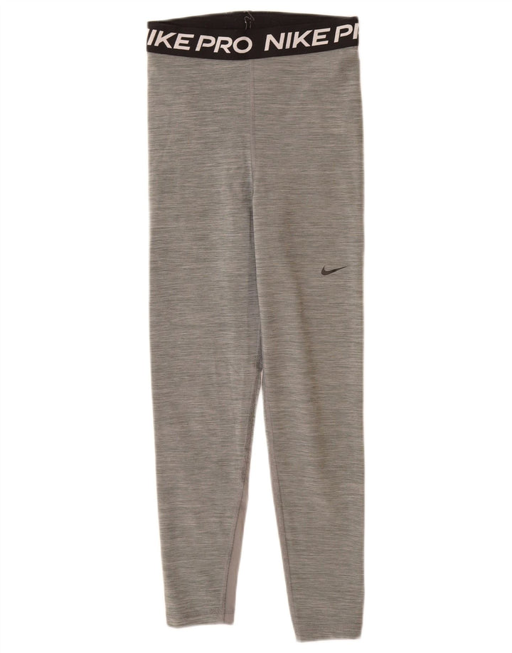 Legging Nike Dri Fit Graphic pour femme UK 6 XS Gris Polyester