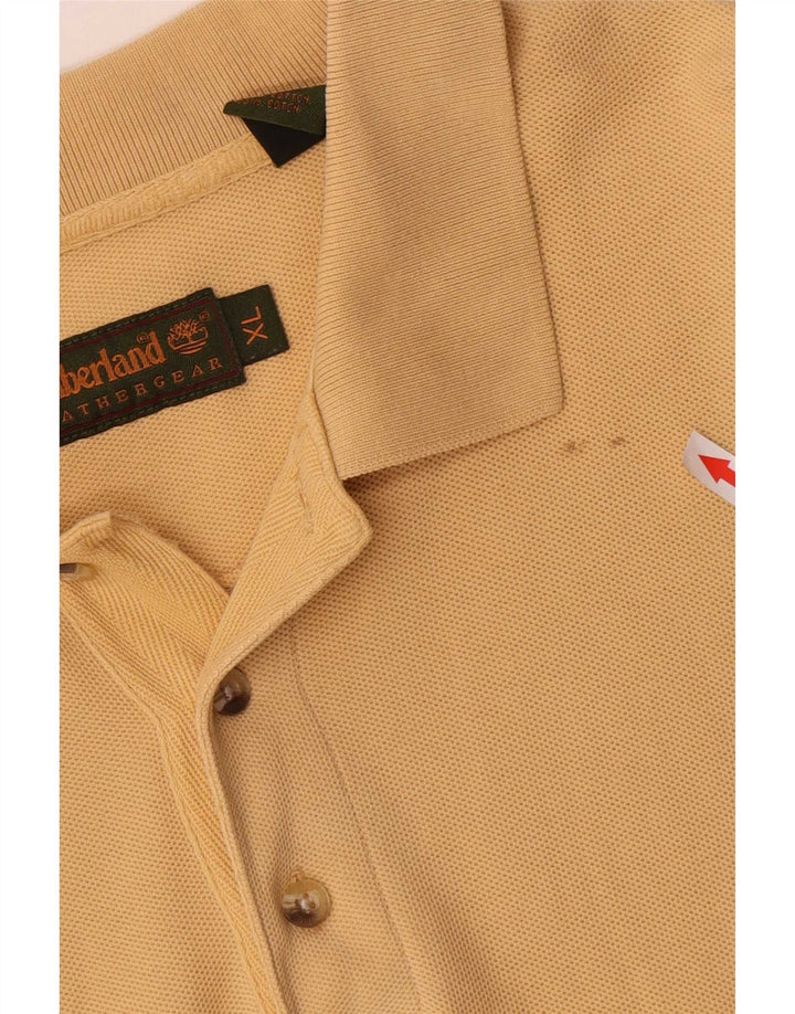 Timberland Polo Homme XL Jaune Coton
