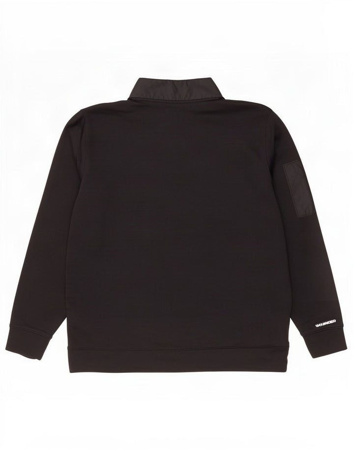 Under Armour Sweat-Shirt Zip Neck Homme XL Noir Polyester