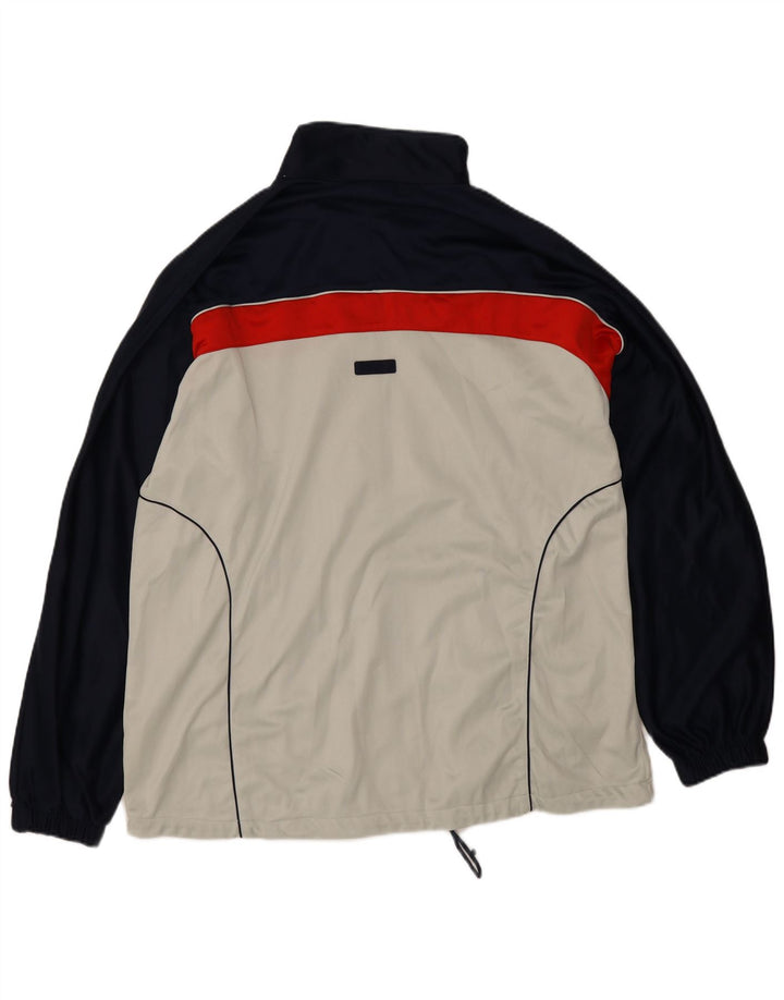 Asics Veste de survêtement pour homme 2XL Gris Colorblock Polyester