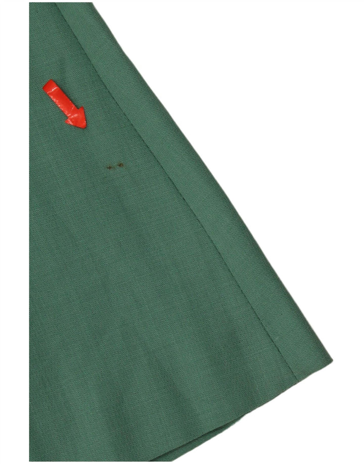 vintage Femmes 1 Bouton 2 Pièces Ensemble UK 12 Moyen W28 Acétate Vert