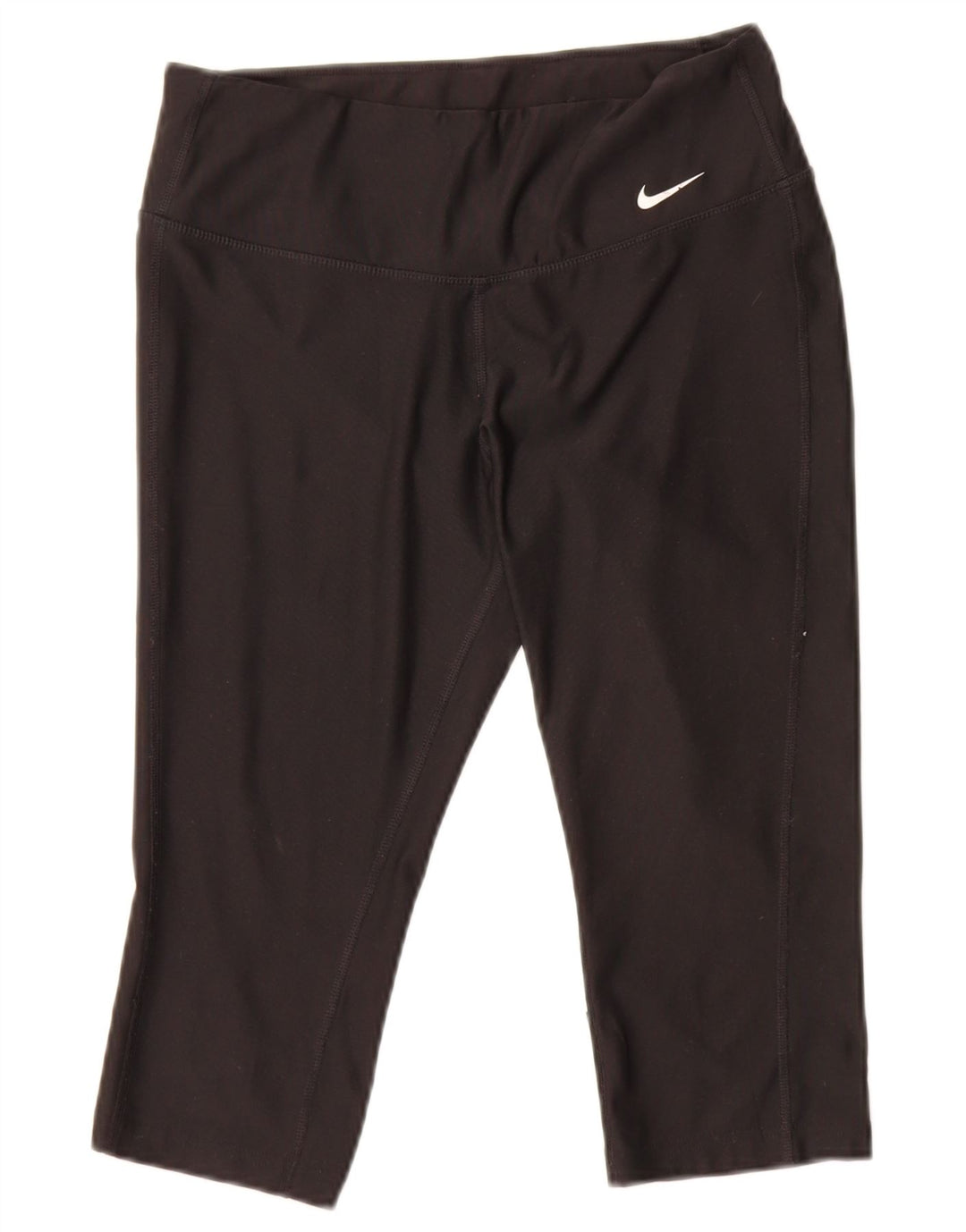 Nike Legging Capri Femme UK 10 Petit Noir Polyester