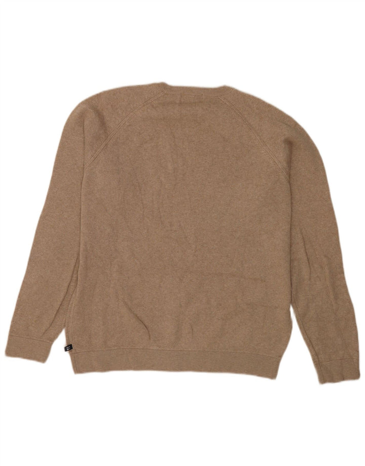Marks & Spencer Pull Col Ras du Cou Blue Harbor Homme Beige Moyen