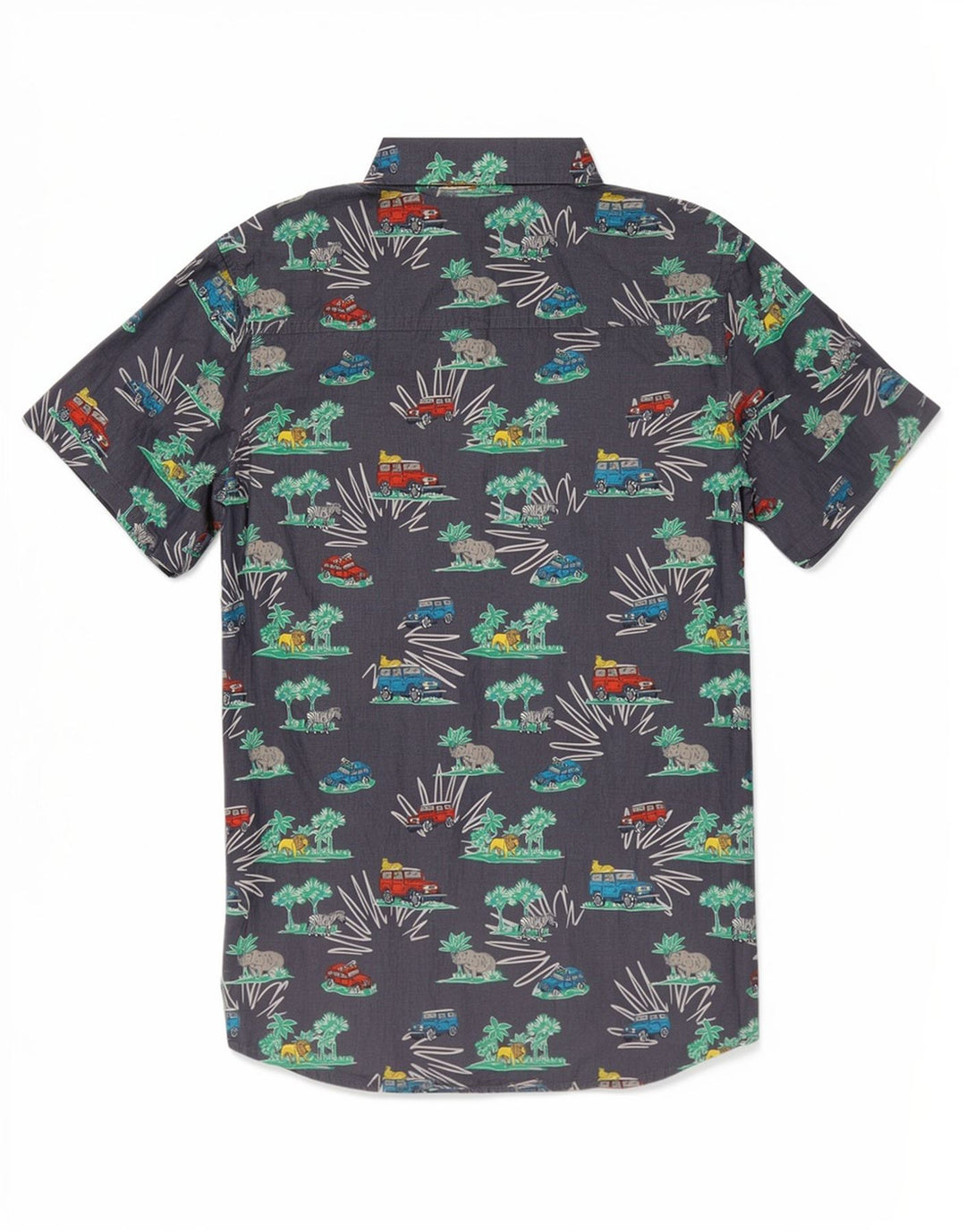 Mountain Warehouse Chemise à Motif Abstrait pour Garçon 12-13 Ans Bleu Marine