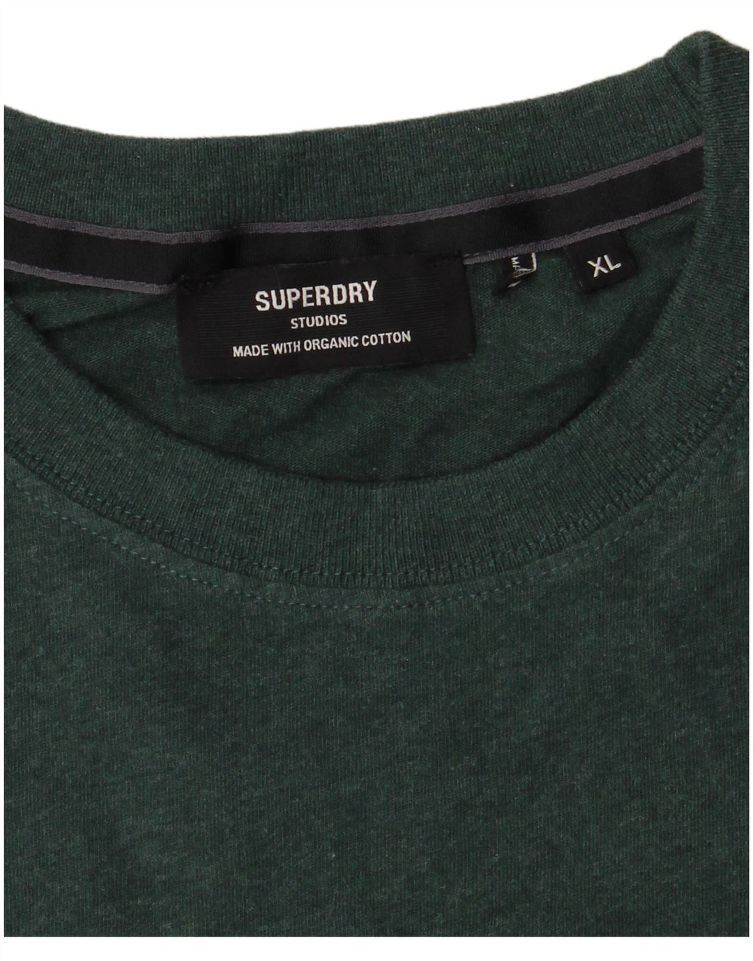 Superdry T-Shirt Homme Top XL Vert Coton