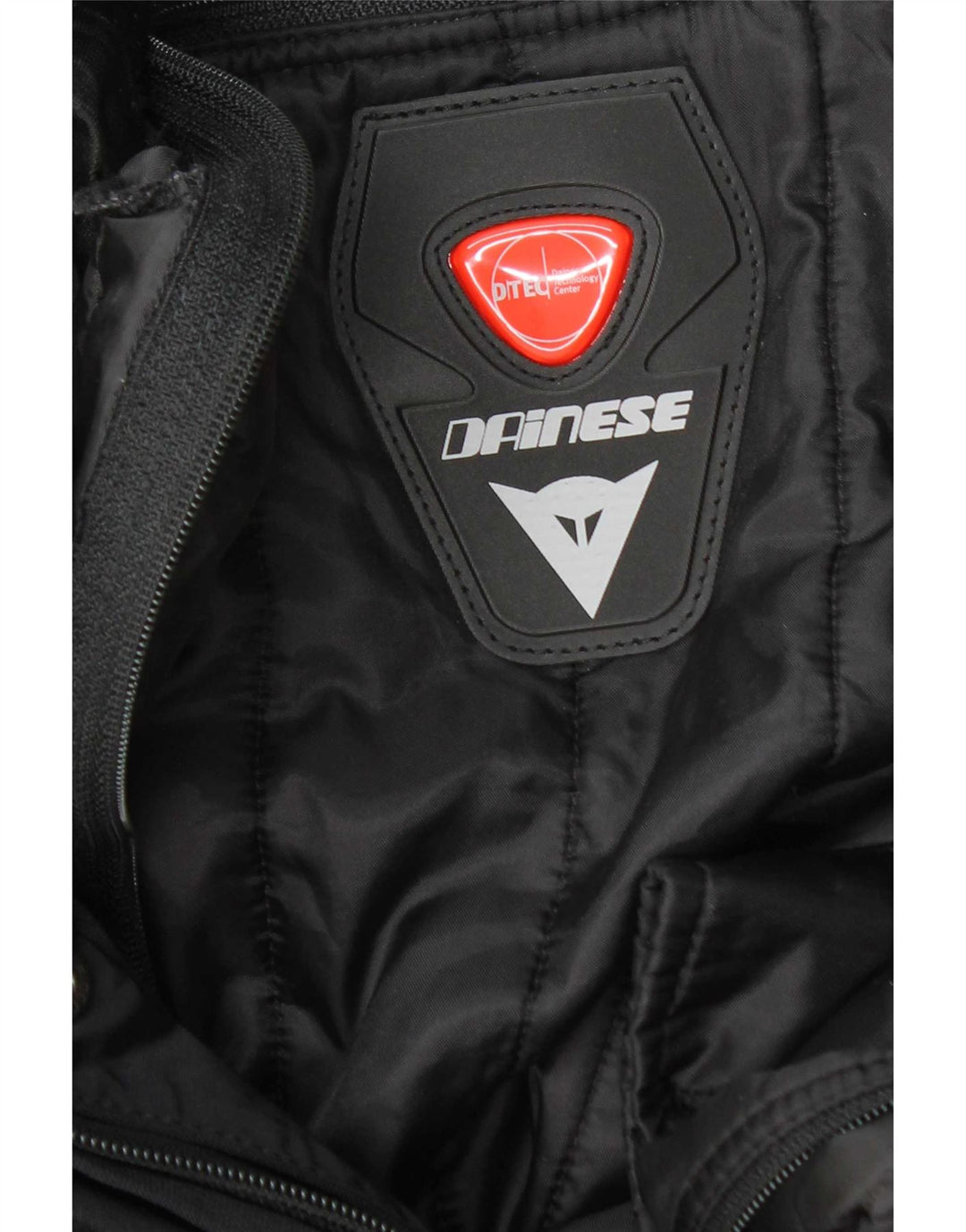Dainese Veste Crop Graphic Racer pour femme UK 12 Noir moyen Colourblock