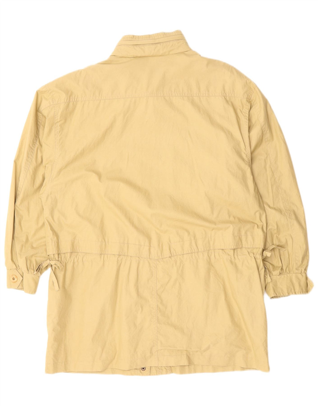 Peter Hahn Veste utilitaire à capuche surdimensionnée pour femme UK 14 Grand coton jaune