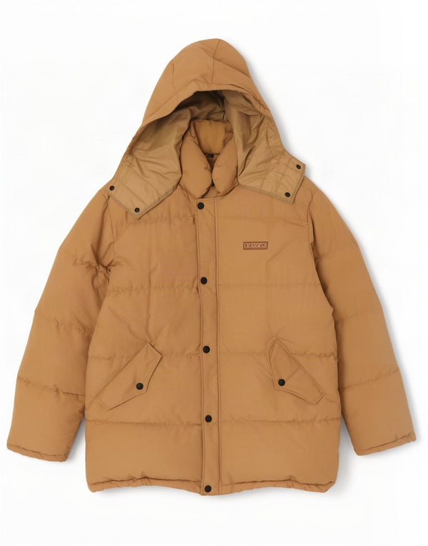 Levi's Veste matelassée à capuche homme UK 40 Large Beige Nylon