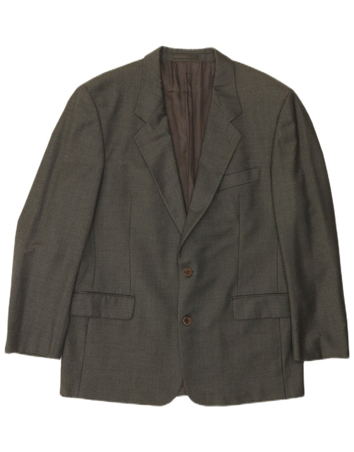 Hugo Boss Veste Blazer 2 Boutons Homme EU 52 XL Laine Grise