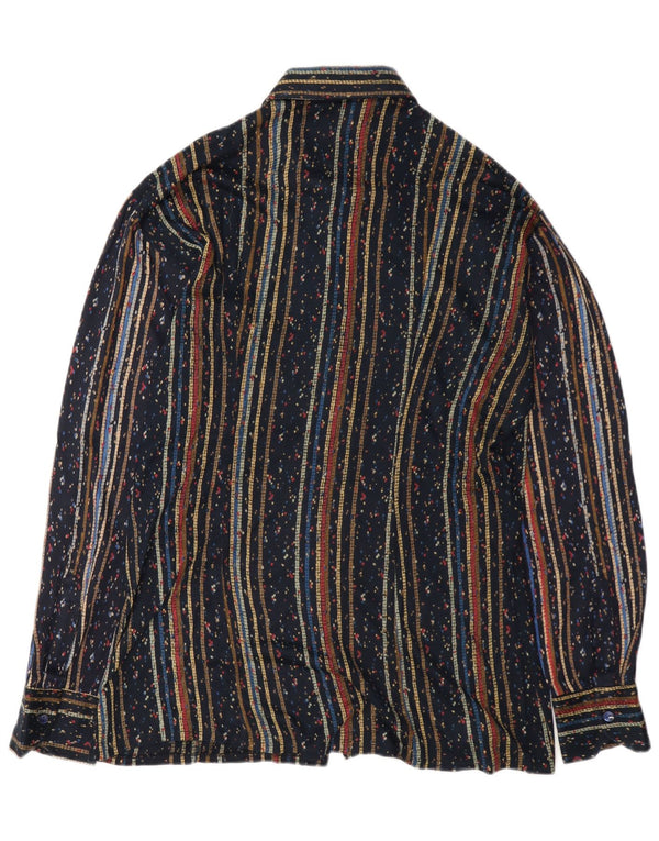 Chemise homme vintage rayé bleu marine moyen
