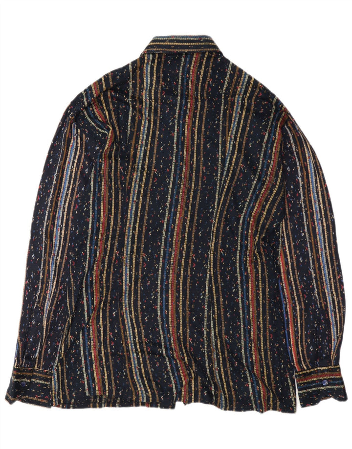 Chemise homme vintage rayé bleu marine moyen