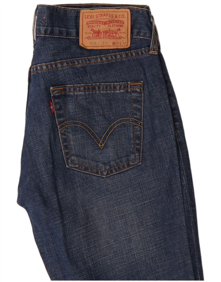 Levi's Jean Bootcut 559 Femme W30 L32 Bleu Coton