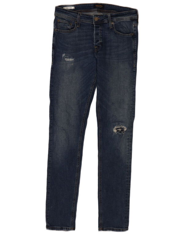 Jack & Jones Jean Slim GLENN Homme W31 L34 Bleu Coton