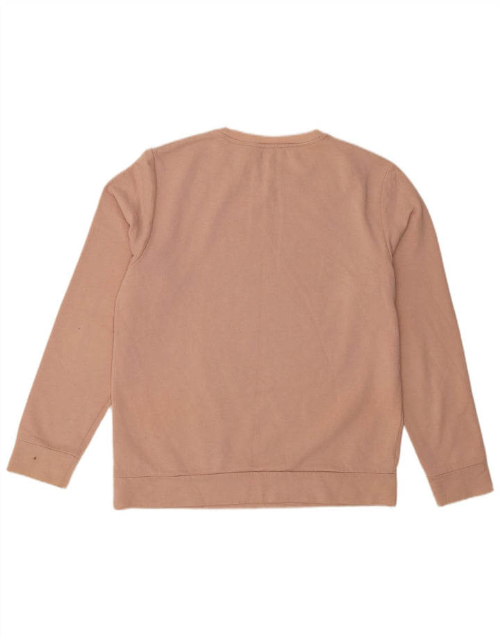 Cos Sweat-shirt pour femme UK 44 en coton color block rose moyen