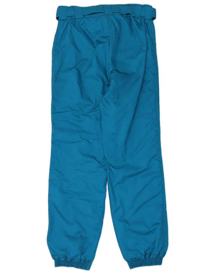 vintage Mens Joggers Pantalon de ski IT 52 Grand Bleu Polyester