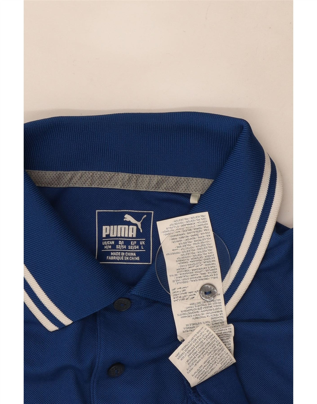 Puma Polo Homme Grand Bleu Polyester