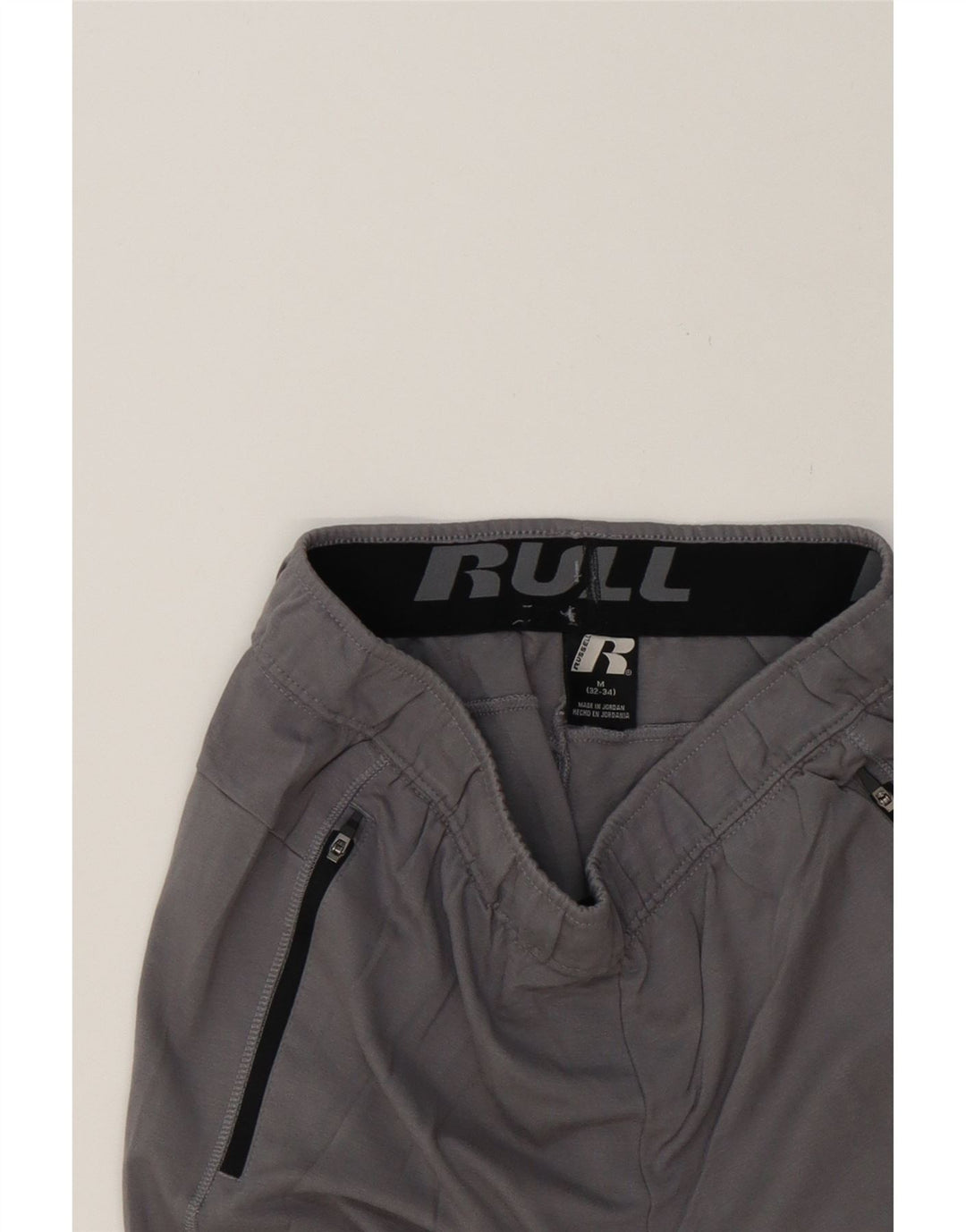 RUSSELL ATHLETIC Mens Tracksuit Trousers Medium Grey Rayon Vintage Russell Athletic and Second-Hand Russell Athletic from Messina Hembry 