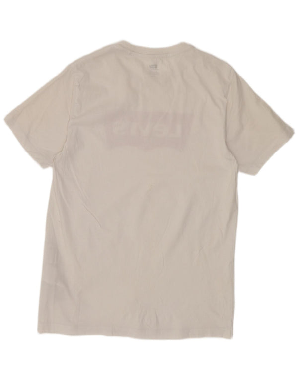 Levi's Tee-Shirt Graphique Homme Blanc Moyen Coton