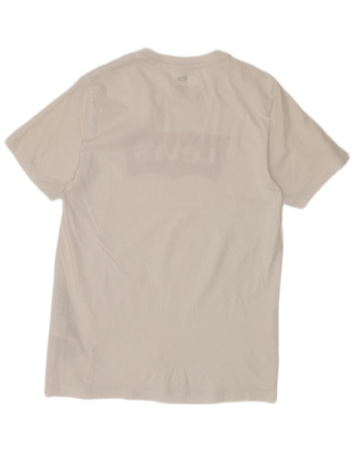 Levi's Tee-Shirt Graphique Homme Blanc Moyen Coton