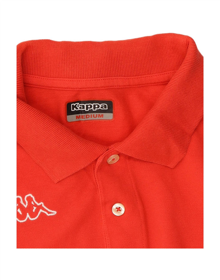 KAPPA Mens Polo Shirt Medium Red Cotton