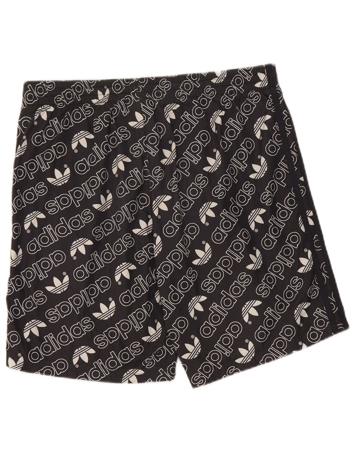 Adidas Short de Sport Graphique Garçon 15-16 Ans Noir Polyester