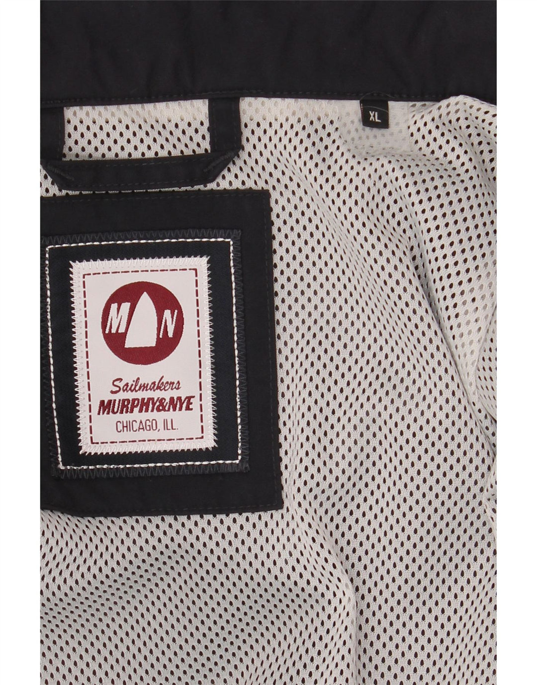 Murphy & Nye Veste coupe-vent Sailmakers pour homme UK 42 XL Bleu marine