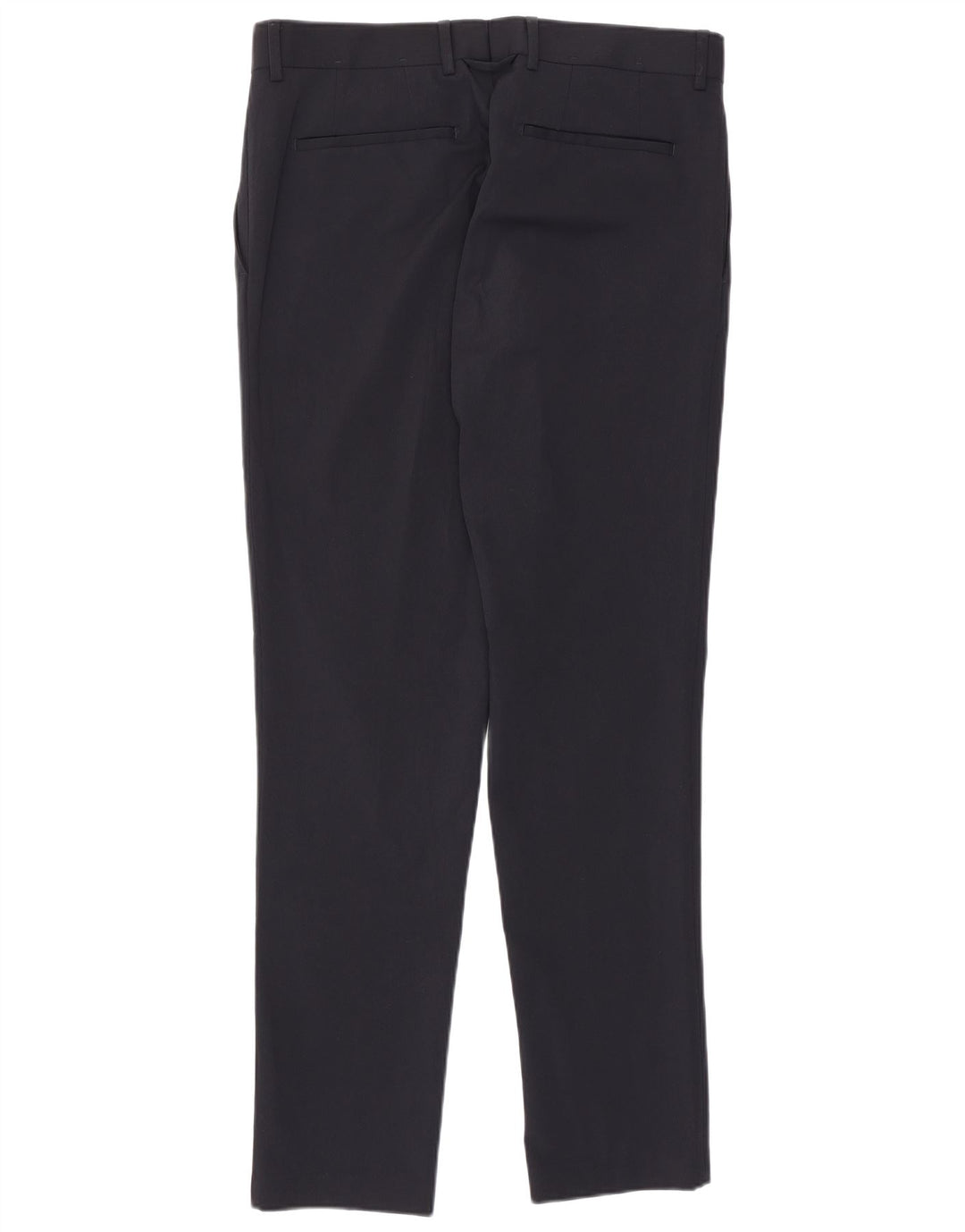 Zara Pantalon décontracté slim pour homme EU 40 Medium W31 L30 Bleu marine Polyester