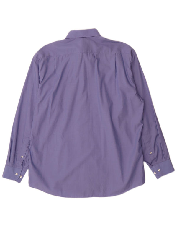 Marks & Spencer Chemise Homme Taille 41 16 Grand Bleu Coton Classique