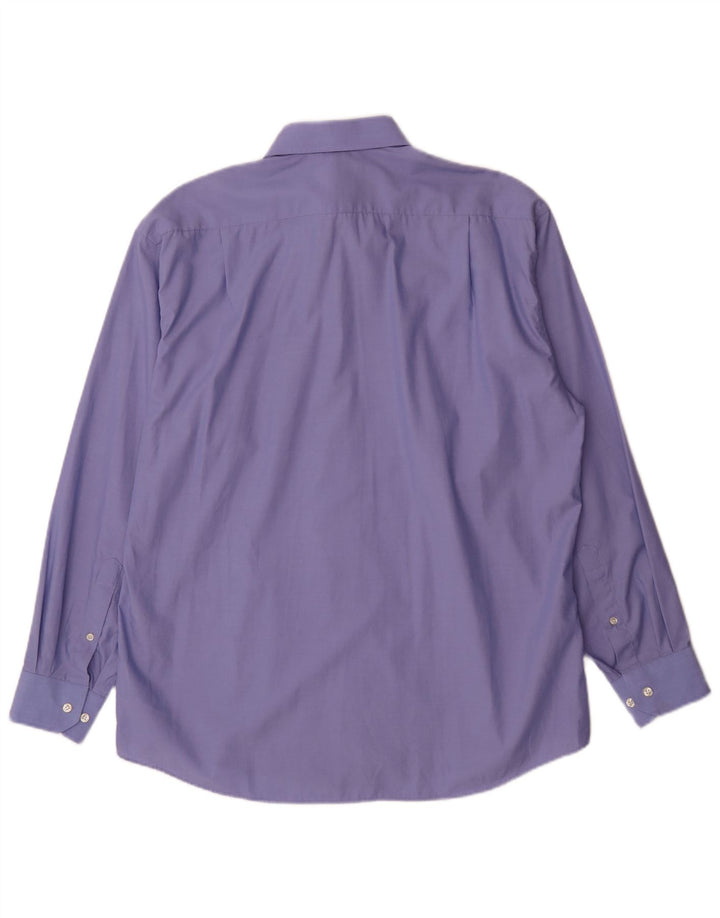 Marks & Spencer Chemise Homme Taille 41 16 Grand Bleu Coton Classique
