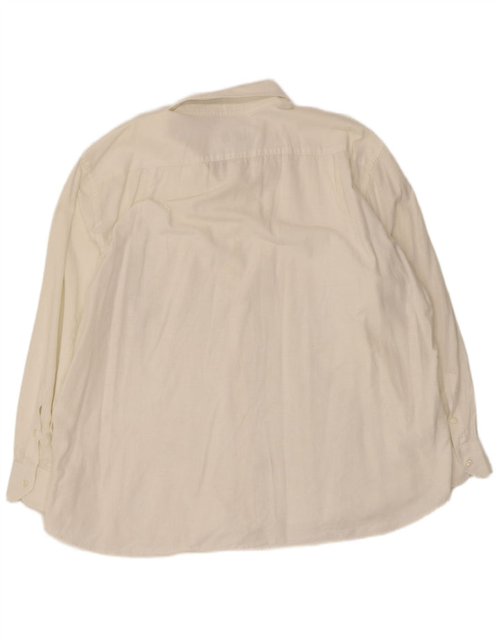 Roccobarocco Chemise Homme Taille 49 3XL Coton Blanc