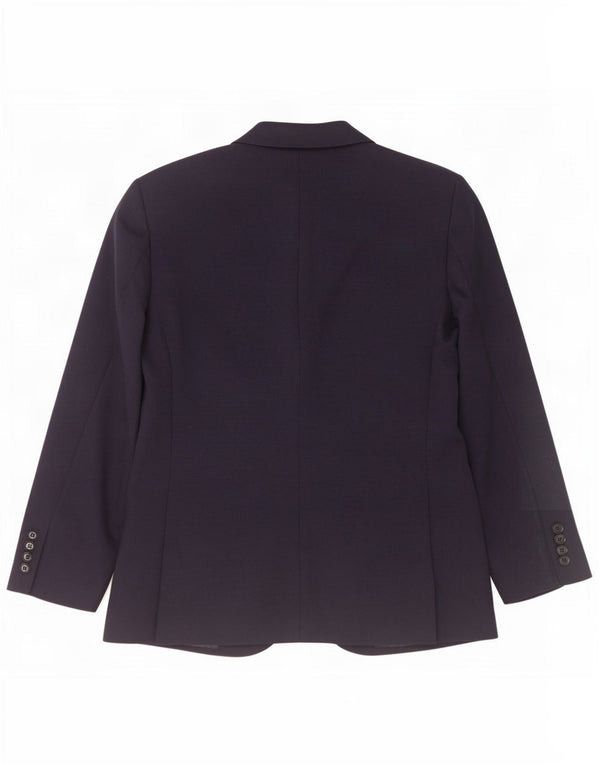 Marks & Spencer Veste blazer à 2 boutons pour homme UK 42 Large Bleu Marine Polyamide
