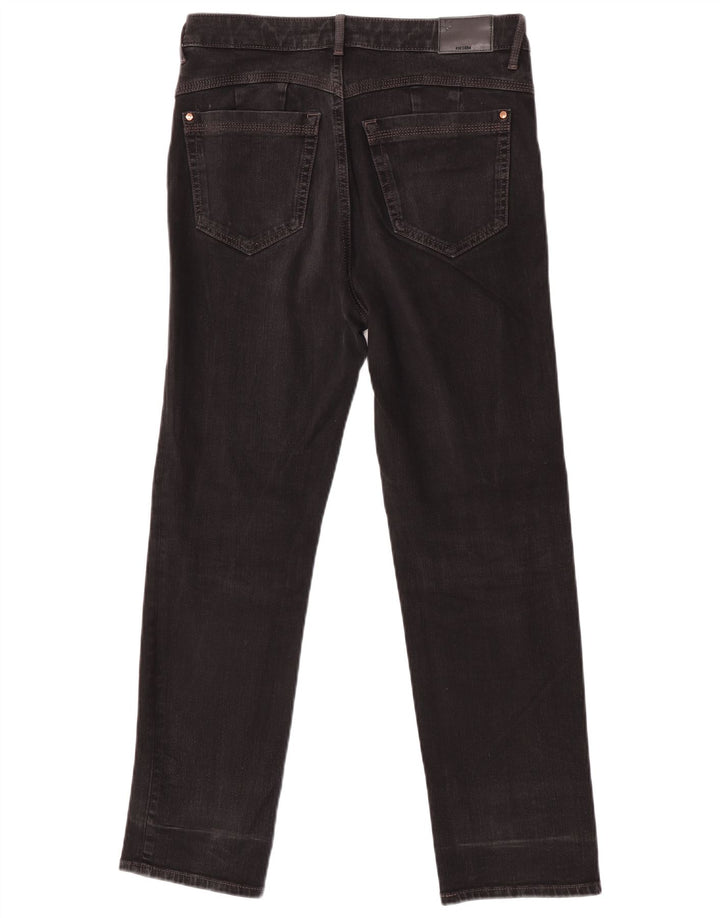 Marks & Spencer Jean droit pour femme UK 12 Medium W32 L27 Coton noir