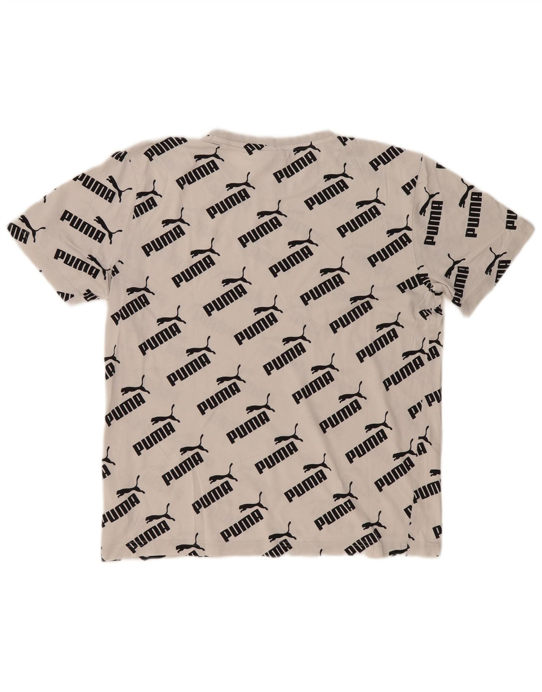 Puma T-Shirt Graphique Homme Petit Blanc Coton