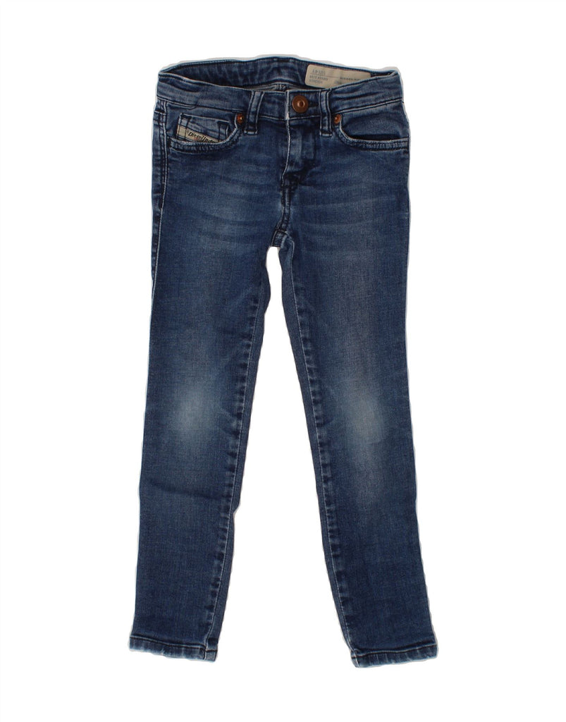 DIESEL Girls Skinzee-Low Super Slim Skinny Jeans 3-4 Years W18 L16 Blue Vintage Diesel and Second-Hand Diesel from Messina Hembry 