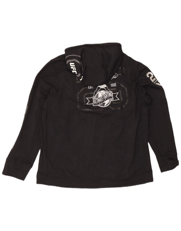 Reebok Pull à capuche Graphic Zip Homme 2XL Noir Nylon
