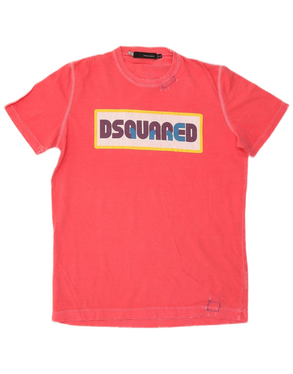 Dsquared2 Homme T-Shirt Graphique Haut Petit Rose