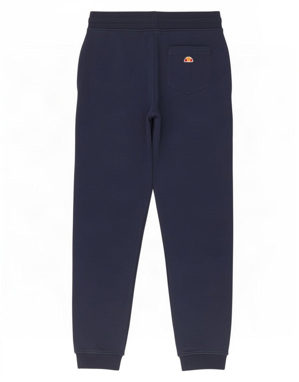 Ellesse Homme Pantalon de Survêtement Graphique Joggers Large Bleu Marine Coton