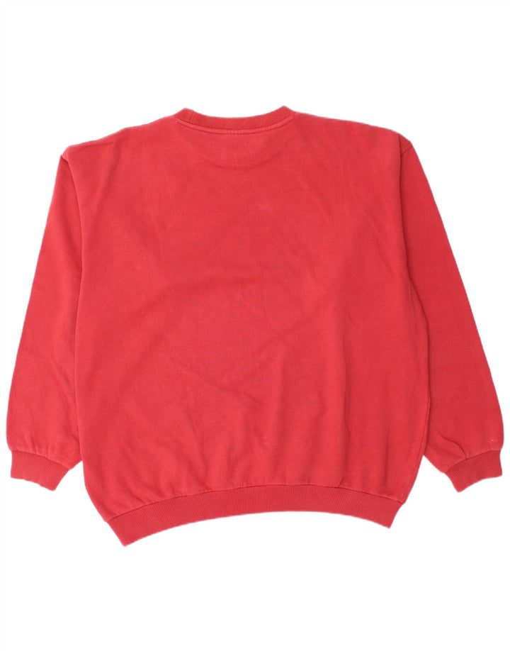 Fila Sweat-shirt pour homme IT 52/54 Large Rouge Coton