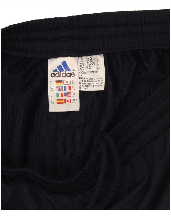 Adidas Pantalon de survêtement pour homme UK 40/42 Bleu marine moyen Polyester