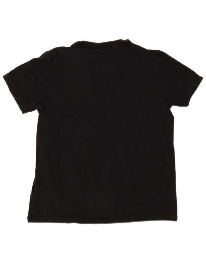 Adidas T-shirt graphique pour femme UK 12 Noir moyen