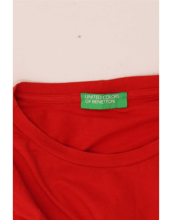 Benetton Débardeur Femme UK 10 Small Rouge