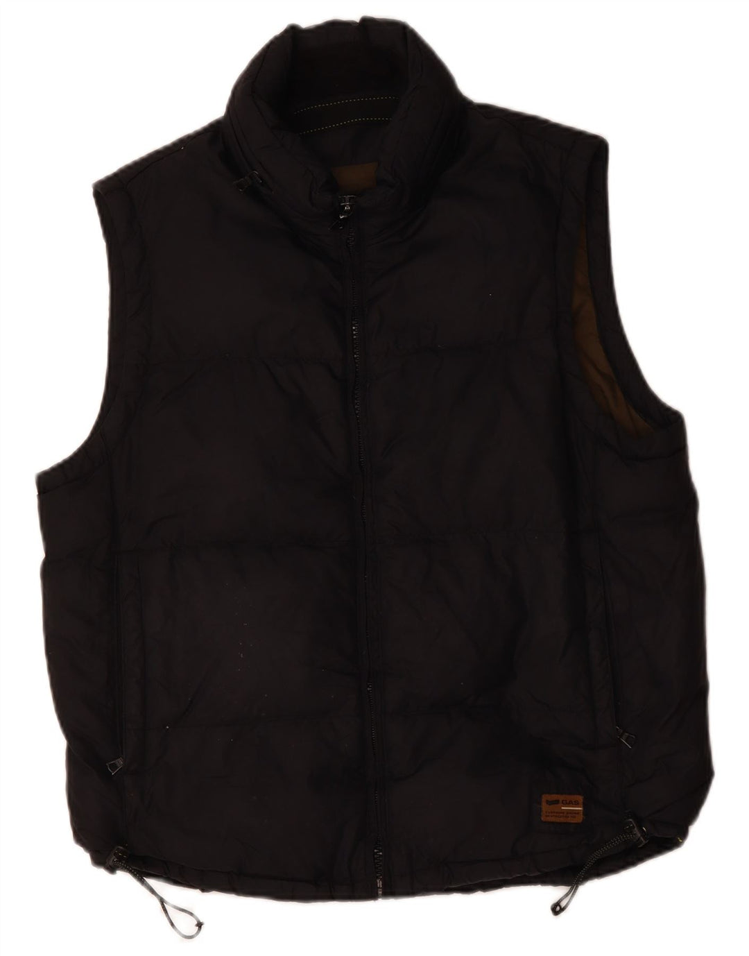 Gas Gilet rembourré pour homme UK 40 Large Noir Polyester