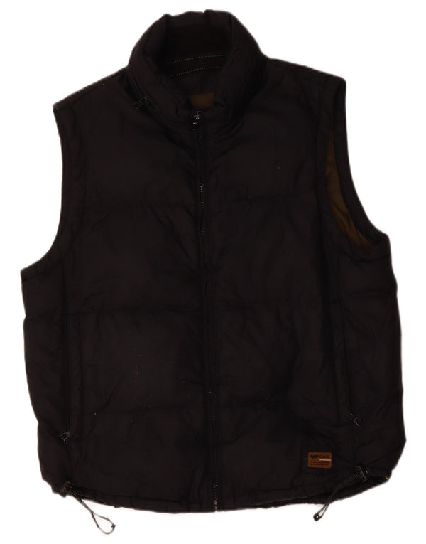 Gas Gilet rembourré pour homme UK 40 Large Noir Polyester