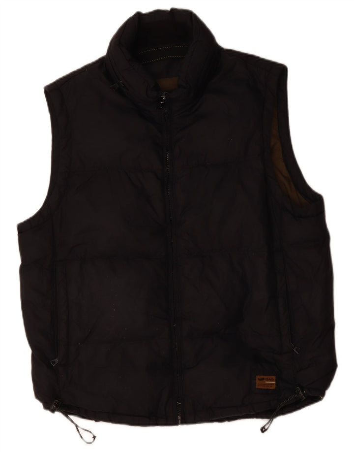 Gas Gilet rembourré pour homme UK 40 Large Noir Polyester