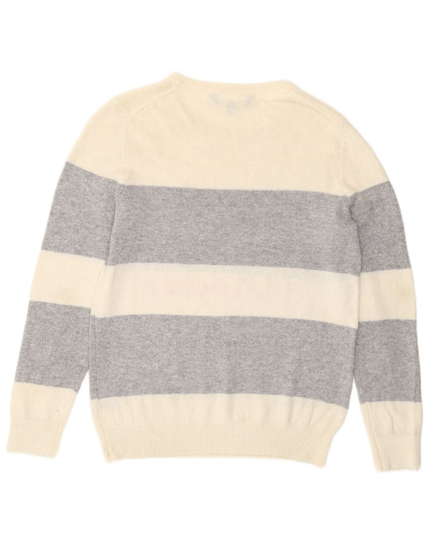 Crew Clothing Pull à col rond pour femme UK 12 Medium Off White