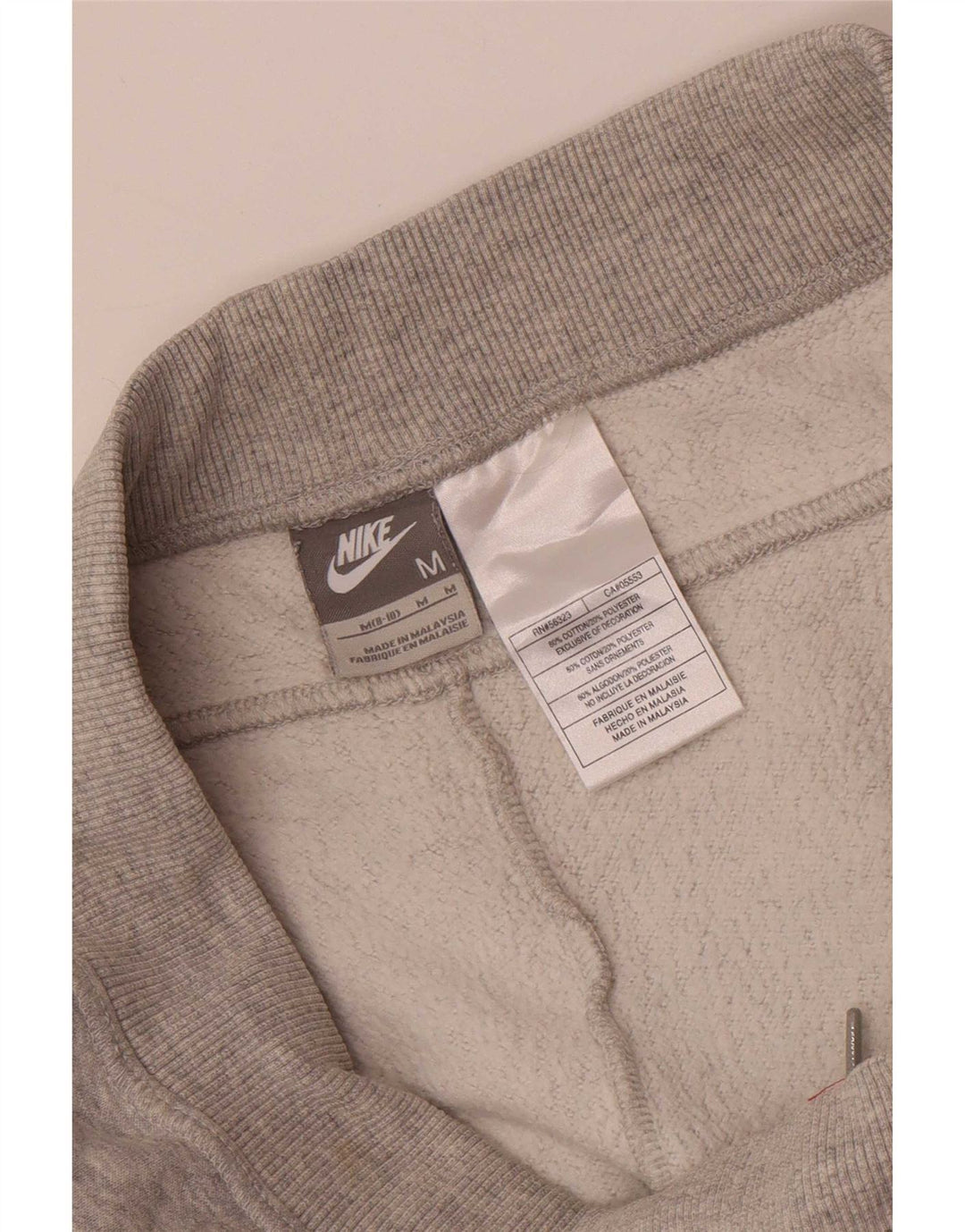 Nike Pantalon de survêtement pour femme US 8/10 Gris moyen chiné en coton