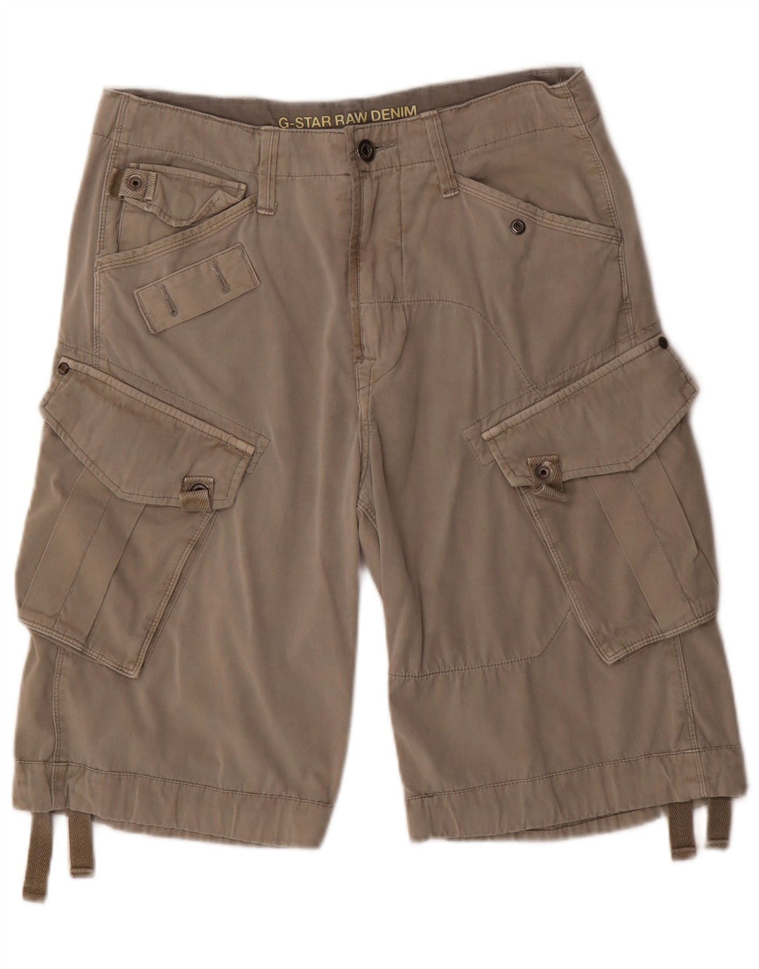 G-STAR Short Cargo 3301 Graphic Homme W32 Gris Moyen