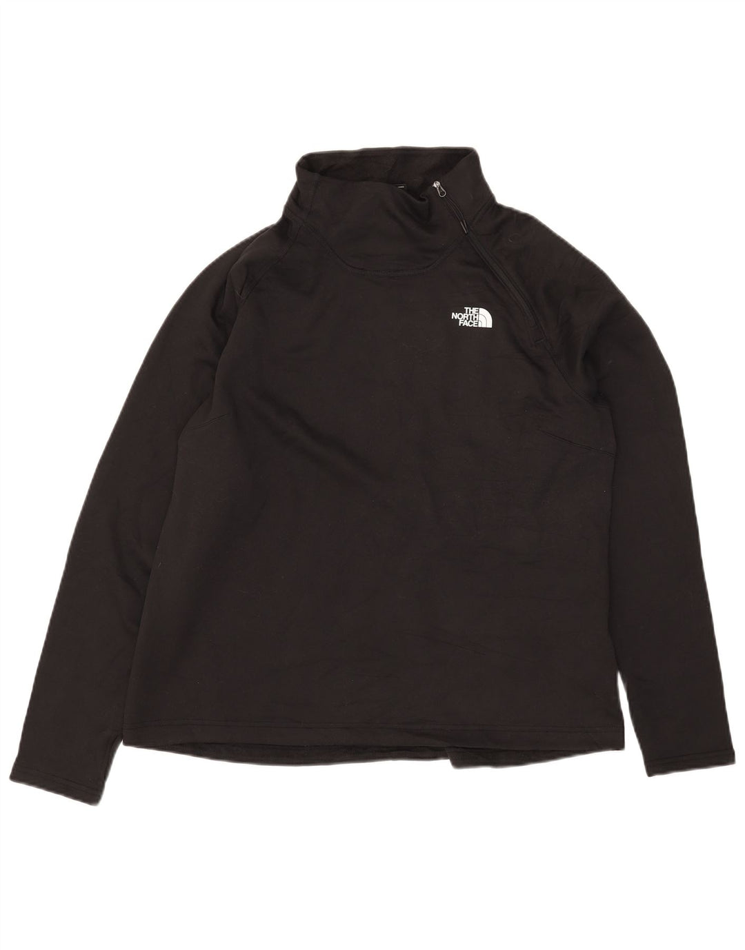 The North Face Haut de survêtement à col zippé pour femme UK 18 XL Noir